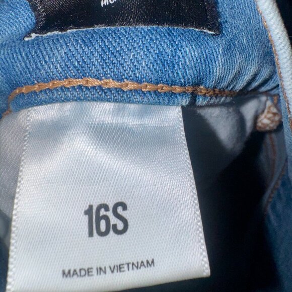 Express High Rise Skinny Jeans | Light Wash | NWT (No Tags) | Size 16S - Picture 6 of 6